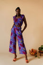 Fayola Waist Pants - Pomegranate